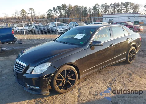 2013 Mercedes-Benz E 350 4Matic из США, поврежденный, VIN WDDHF8JB1DA715083